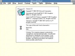 Microsoft Word 2.x (Windows)