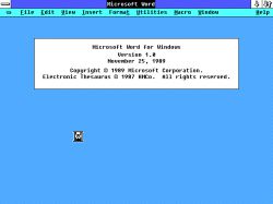 Microsoft Word 1.x (Windows)